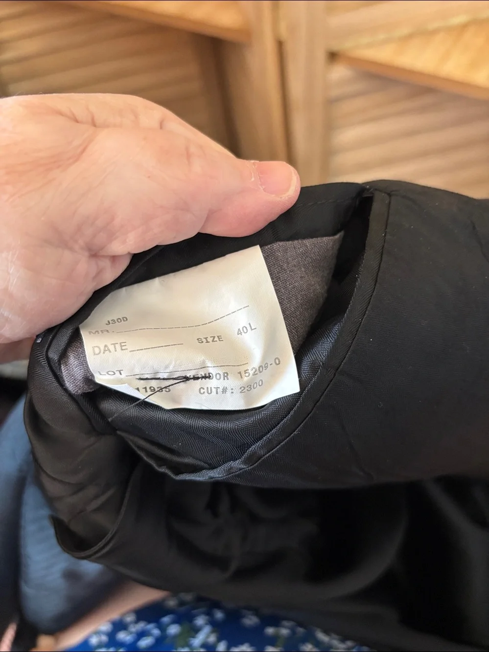 Men's Stafford Black Wool Single-Breasted Blazer - Tailored Office Jacket 40L